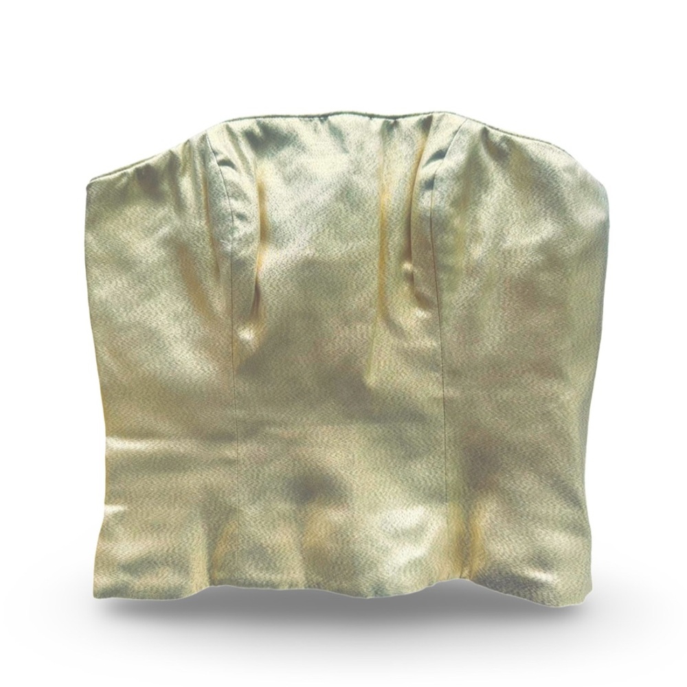 Josie Natori gold bustier